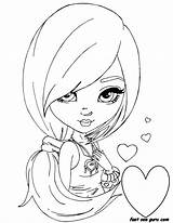 Coloring Pages Cool Girl Girls Printable Getcolorings Color sketch template