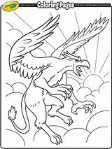 Coloring Griffon Crayola Pages Dinosaur Print Beautiful Colouring Dragon Sheets Designlooter Choose Board Game sketch template