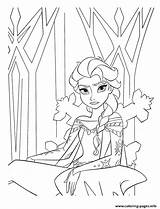 Coloring Frozen Elsa Castle Pages Disney Ice Printable Anna Colouring Print Color Princess Movie Printouts Sheets Popular Herself Arendelle Exiles sketch template
