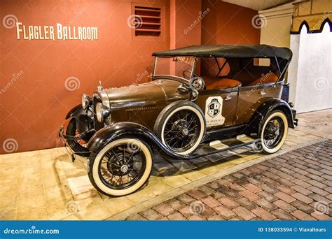 vintage car  casa monica spa hotel  floridas historic coast