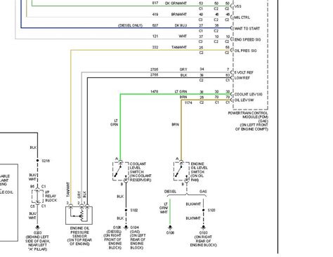 gmc sierra  hd lb qa  oil pressure switch sensor wiring diagrams
