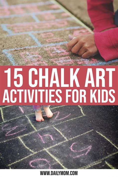 creative chalk art activities  kids