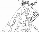 Hitman Coloring Reborn Tsuna Pages Katekyo Action Getcolorings Another Getdrawings sketch template