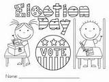 Election Coloring Pages Studies Social Kindergarten Worksheets Lesson November Teacher Teaching President Presidents Activity Activities Classroom Language Arts Worksheeto sketch template