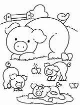Pig Riscos sketch template