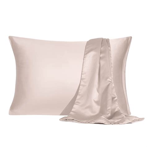 silky soft  pack satin pillowcase  zipper standard size sateen