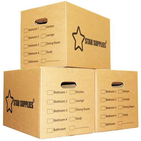 large cardboard strong double wall packing moving boxes pack of 25