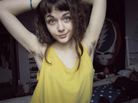 women hairy armpits underarms female flickr