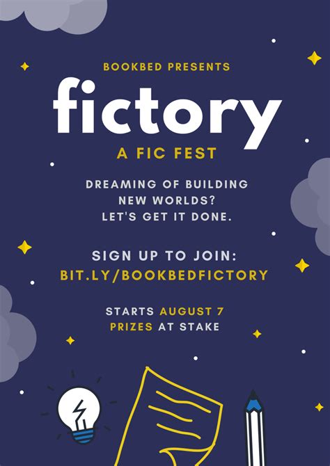 call  submissions fictory  bookbed fic fest bookbed