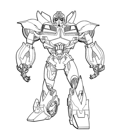 robot coloring pages    print