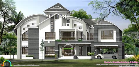 luxury ultra modern home   sq ft kerala home design  floor plans  dream houses