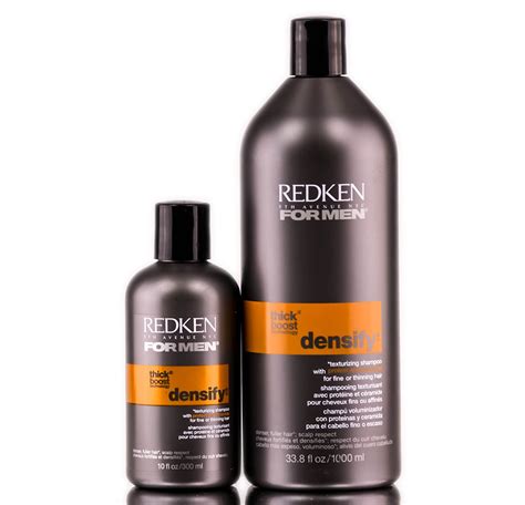 redken  men densify thickening shampoo  thinning hair sleekshopcom  sleekhair