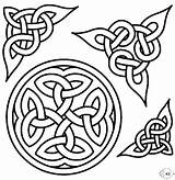 Celtic Printable Designs Coloring Pages Symbols Knot Irish Knots Choose Board sketch template