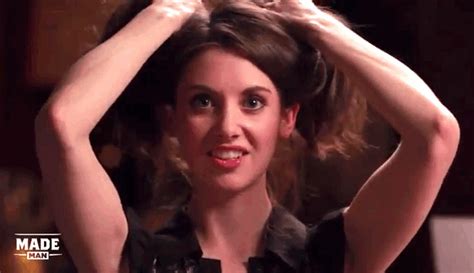 alison brie acts out popular memes