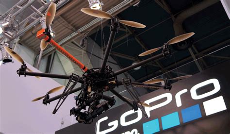 multi rotor gopro drone   unveiled  ces
