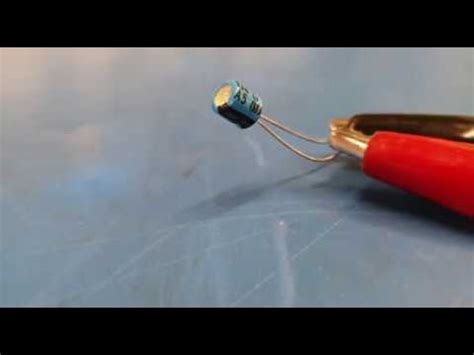small capacitor blowing youtube