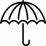 Payung Outline Umbrella Symbol Regenschirm Icon Icons Kostenlos Clipartmag Clipground Ikon sketch template