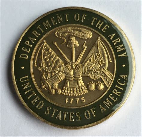united states army enamel recovery medallion