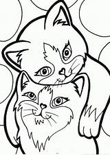 Ausmalbilder Katzen Katze Ausmalbild Malvorlage Tiere Hunde Aumalbilder Kittens sketch template