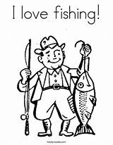 Coloring Pages Fisherman Fishing Clipart Ice Man Color Happy Outline Clip Cowboy Noodle Twisty Getdrawings Poppy Clker Print Cliparts Twistynoodle sketch template