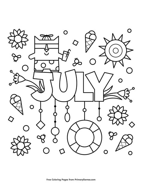 months   year coloring pages