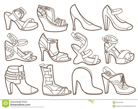 shoe coloring pages coloring home