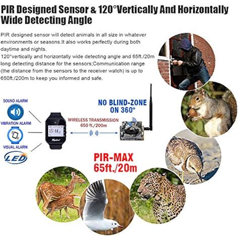 security sensors sensorsoutdoor animals alarm system kit  long range ir ebay