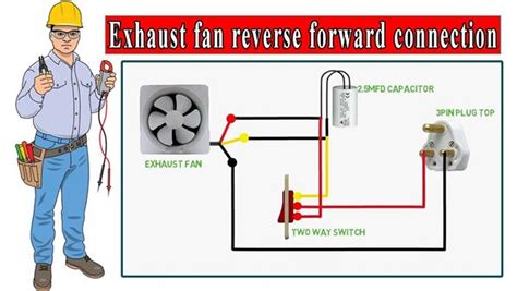exhaust fan connection diagram wiring service