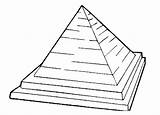 Khufu Pyramids Coloringsky sketch template