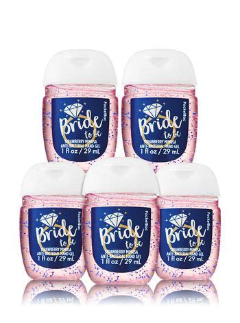 Bride To Be PocketBac Hand Sanitizers, 5-Pack - Bath And