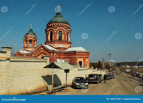 saint boris  gleb orthodox women monastery vodyane ukraine editorial photography image