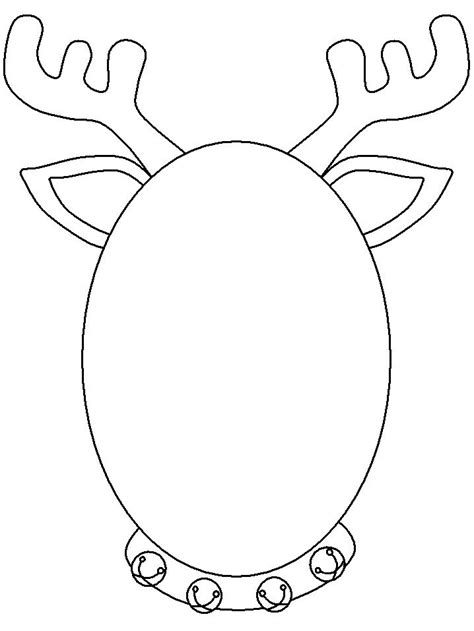 reindeer coloring pages face antionette heintzs coloring pages