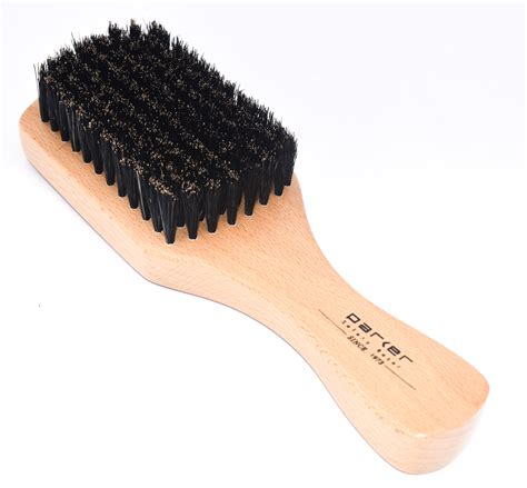 parkers  premium boar bristle hair brush natural beechwood handle