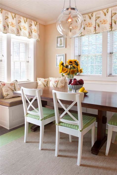 pretty breakfast nook bench  dining room traditional