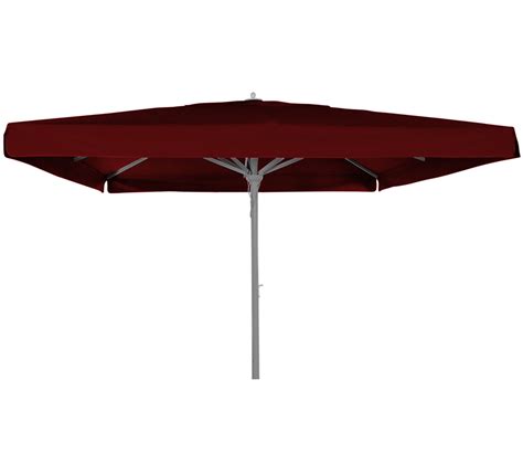 parasol centre maestro prestige bordeaux anti uv rectangle    cm parasol