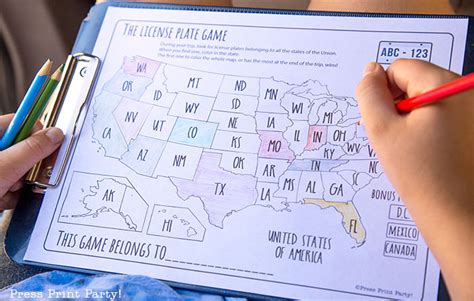 license plate game printable road trip games press print party