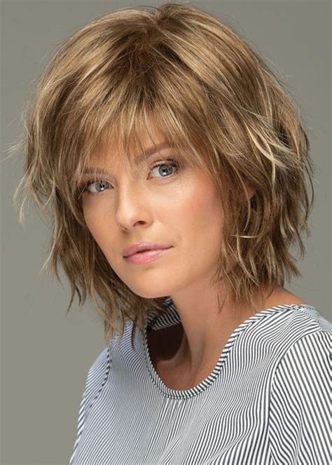 Choppy Layers And Waves Shoulder Length Style