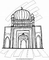 Moschea Islam Religione Kaaba Mecca Disegnidacoloraregratis sketch template