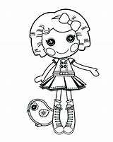 Coloring Lalaloopsy Pages Print Getcolorings sketch template