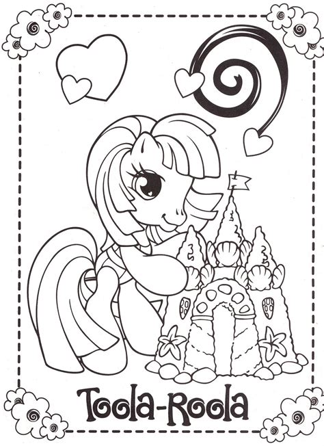 pony coloring pages  disneyco coloring pages pinterest