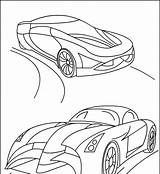 Coloring Cars Pages sketch template