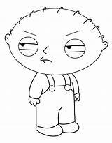 Coloring Pages Stewie Griffin Getdrawings Guy Family sketch template