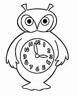 Coloring Pages Clock Daylight Savings Color sketch template