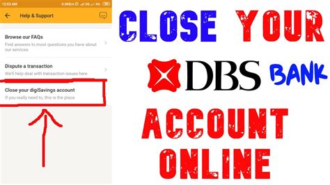 How To Close Or Deactivate Dbs Digisavings Bank Account Permanently