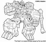 Combiner Bruticus Transformers Marcelo Matere Generations Dreamwave sketch template