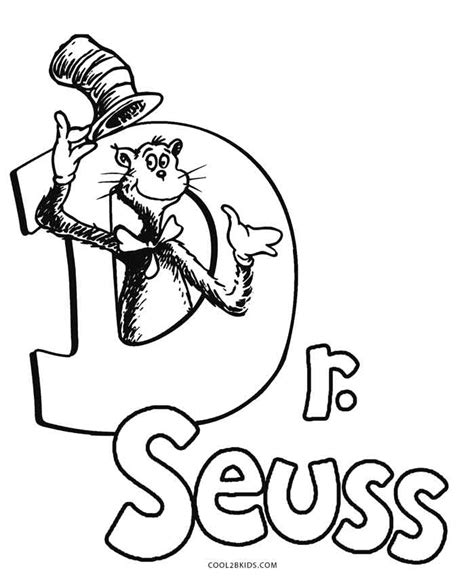 printable dr seuss coloring pages  kids coolbkids