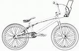 Coloring Bmx Bike Pages Popular Printable sketch template