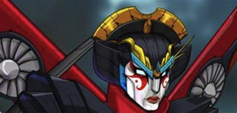 With Her Bold Kabuki Style Warpaint Windblade Is Gearing