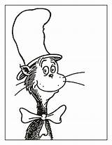 Hat Coloring Cat Dr Seuss Pages Getdrawings sketch template