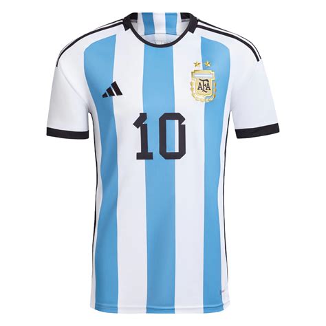 Messi 10 Argentina Jersey 2022 Home Adidas World Cup Elmont Youth Soccer